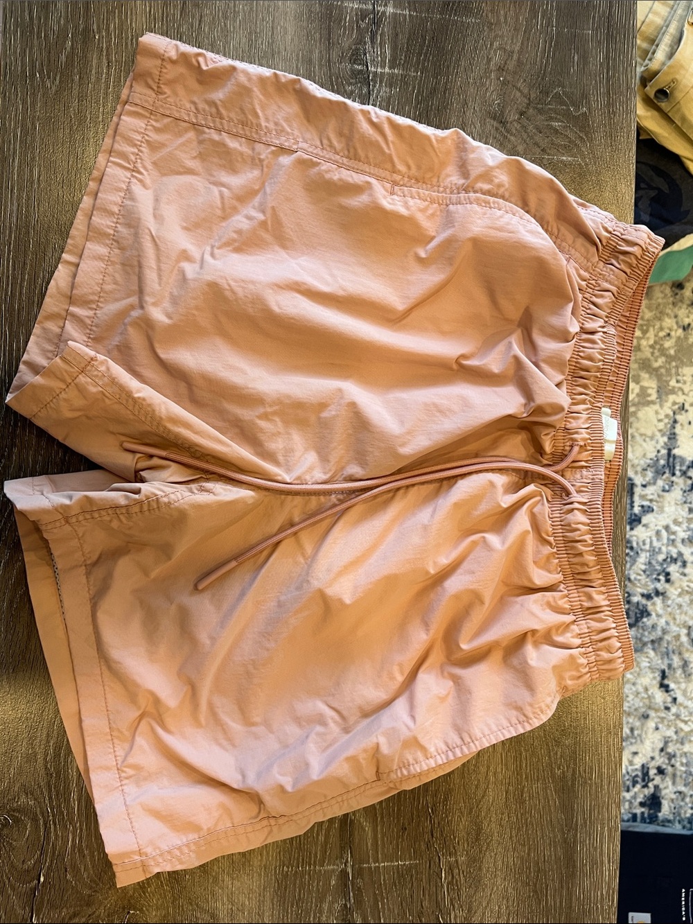 Men's Swim Trunks in Dusty Rose - Classic Elastic Waist